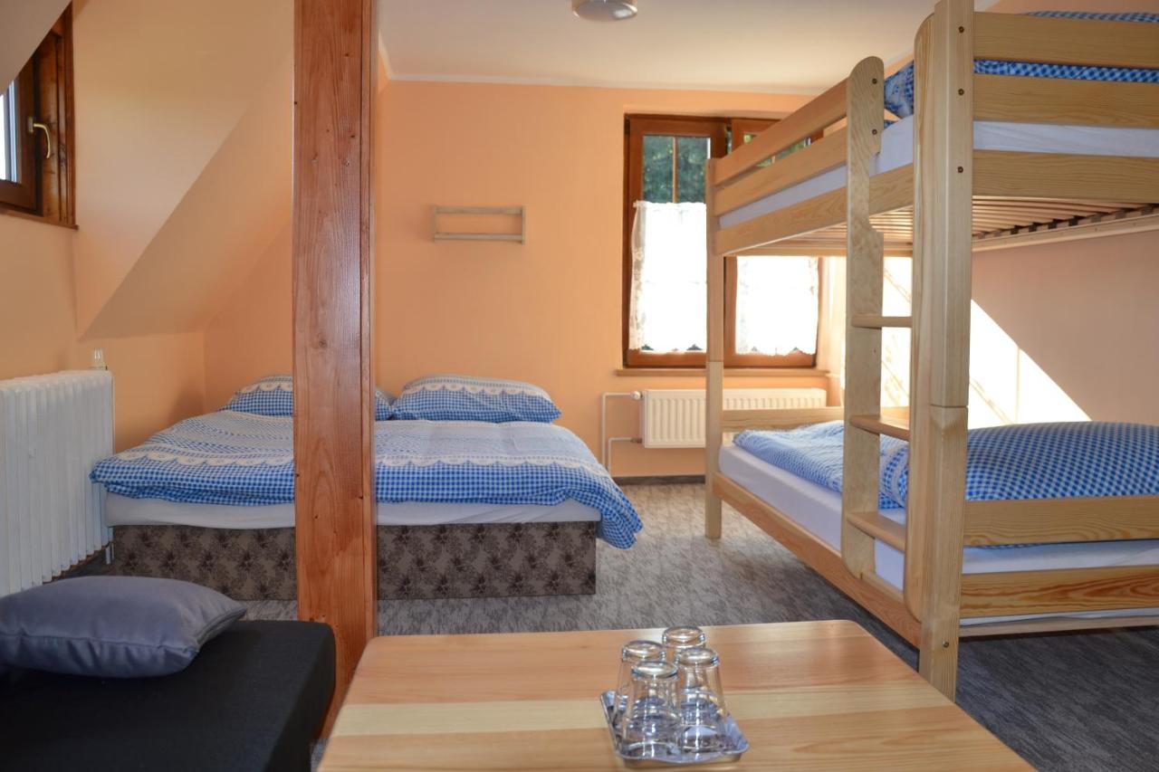 Penzion Pod Severakem Lucany nad Nisou Bagian luar foto