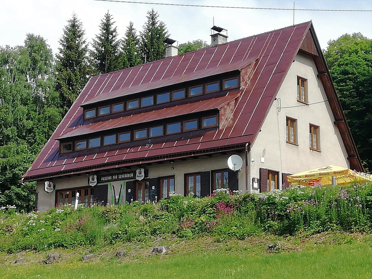 Penzion Pod Severakem Lucany nad Nisou Bagian luar foto